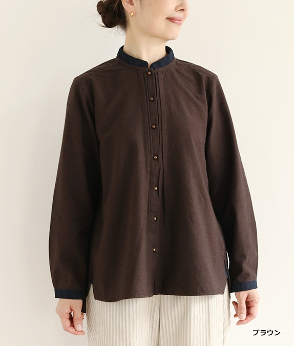 【SALE20%OFF】スウェードネルブラウス