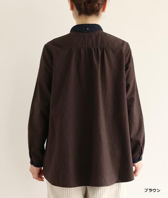 【SALE20%OFF】スウェードネルブラウス