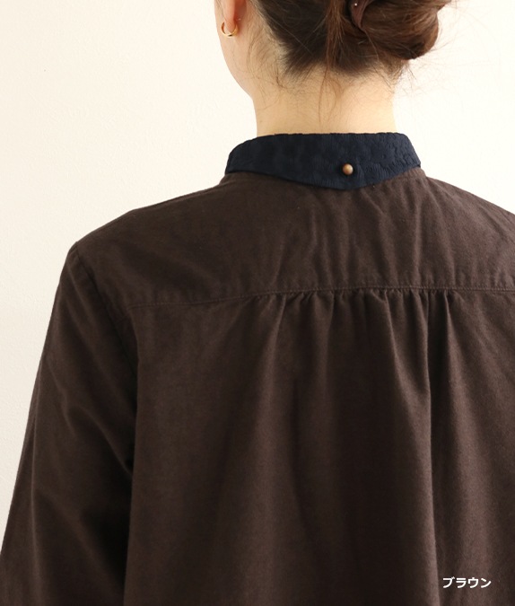 【SALE20%OFF】スウェードネルブラウス
