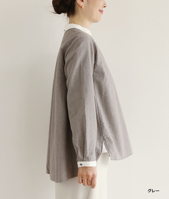 【SALE20%OFF】スウェードネルブラウス