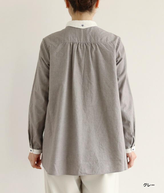 【SALE20%OFF】スウェードネルブラウス