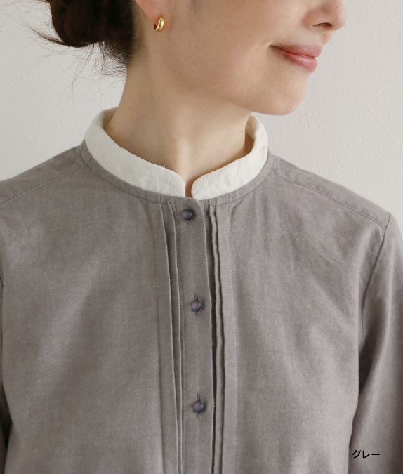【SALE20%OFF】スウェードネルブラウス