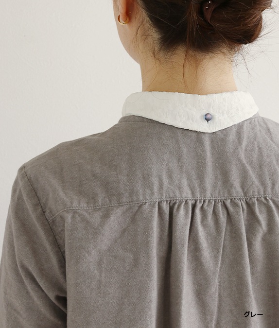 【SALE20%OFF】スウェードネルブラウス