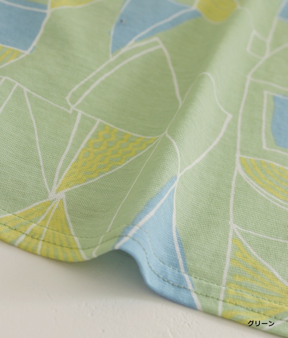 【SALE40%OFF】幾何学柄クルーネックプルオーバー