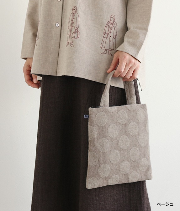 ミニョンミニバッグ　ドット