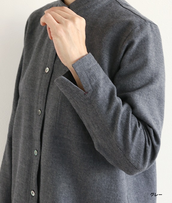 配色ステッチロングブラウスl 大人の婦人服 オルウェイズ公式通販サイト