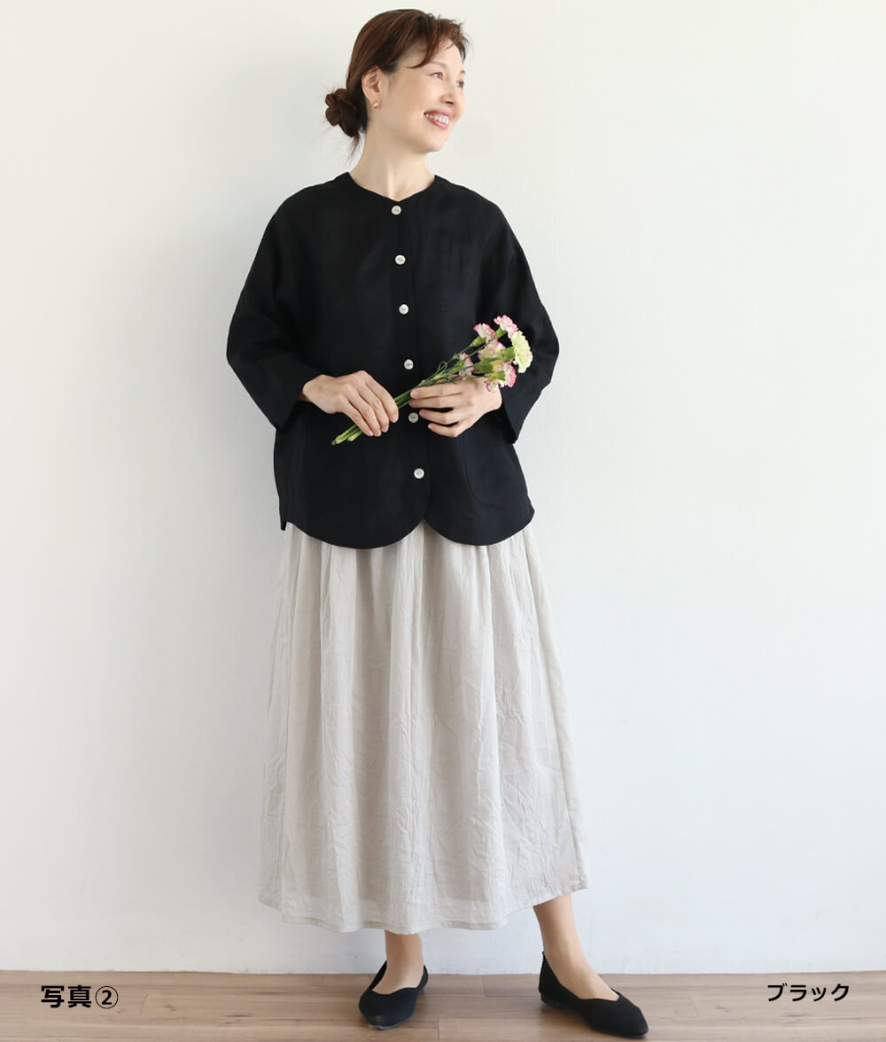 【SALE40%OFF】コットンリネンジャケット