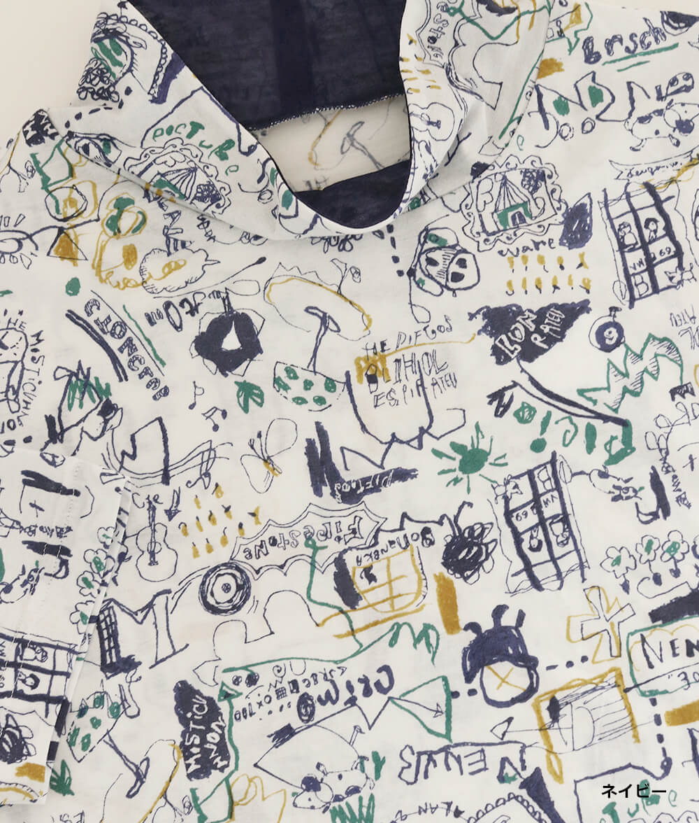 【SALE30%OFF】らくがきスケッチプルオーバー