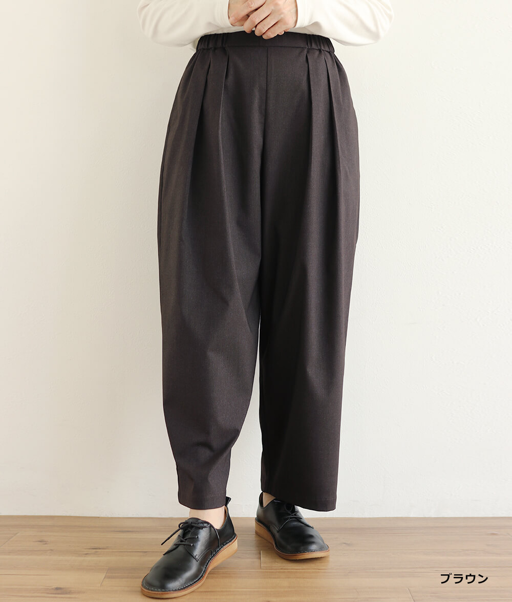co様　ルールロジェット 2way オックスフォード オールインワン パンツ ダブルタックパンツl 50代・60代からの婦人服 オルウェイズ公式通販サイト