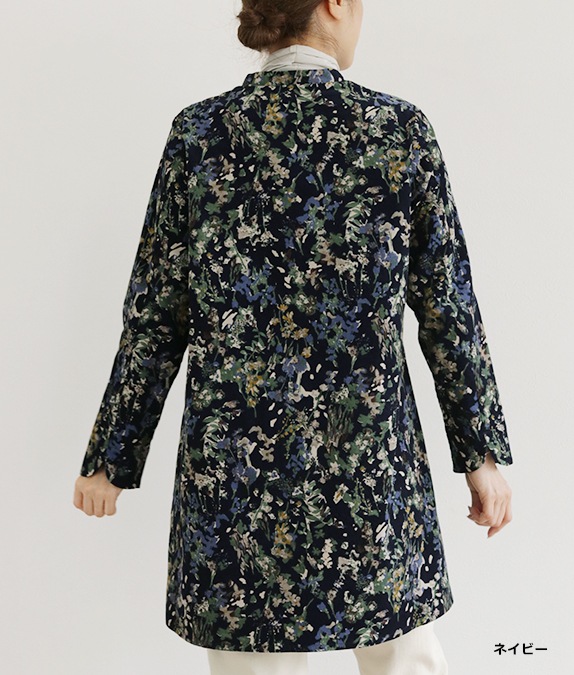 【SALE50％OFF】草花コーデュロイチュニック