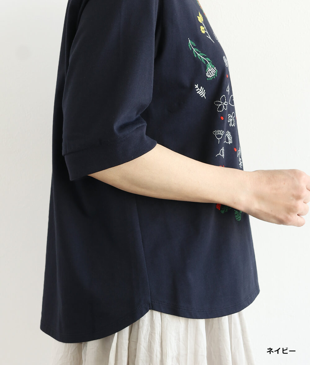 【SALE30%OFF】花刺繍プルオーバー
