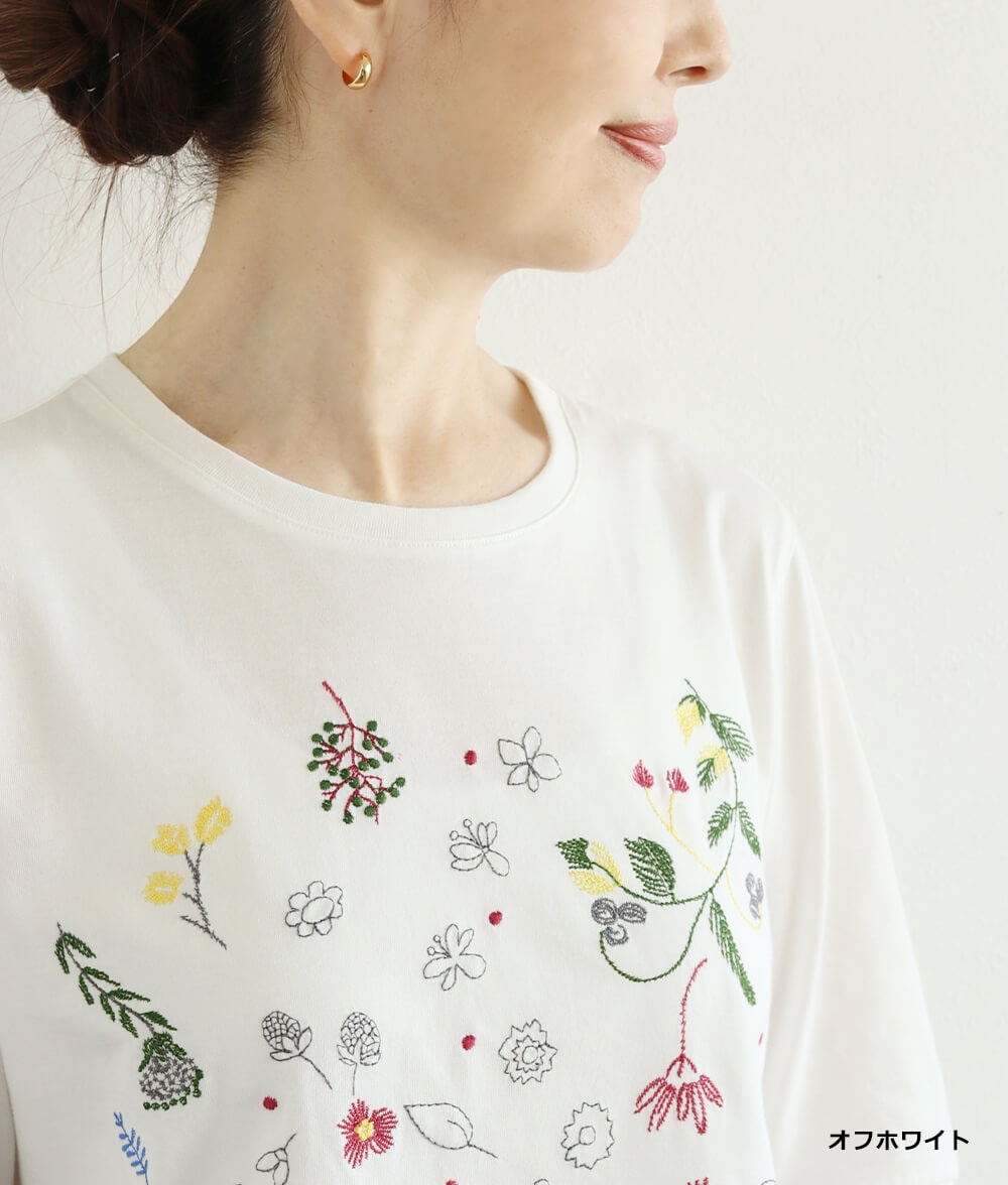 花刺繍プルオーバーl 50代・60代からの婦人服 オルウェイズ公式通販サイト
