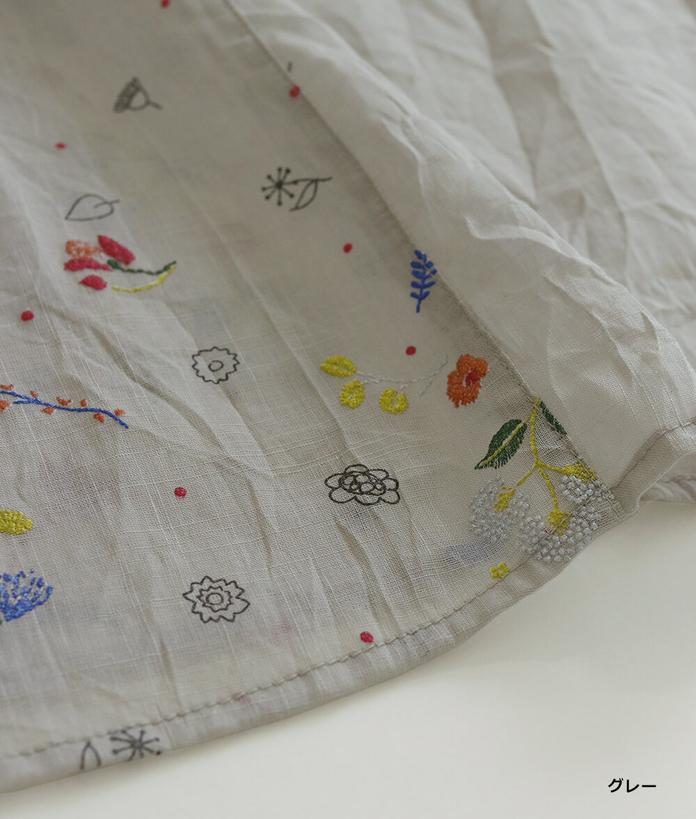 【SALE30%OFF】発泡フラワープリントワンピース