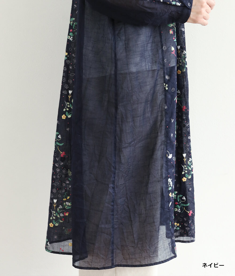 【SALE30%OFF】発泡フラワープリントワンピース