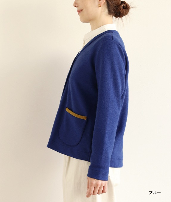 【SALE40％OFF】マイクロループ梨地カーディガン