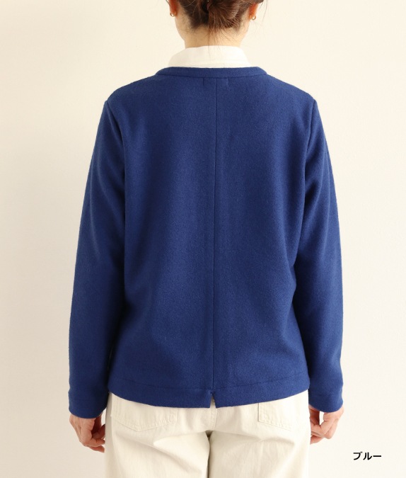 【SALE40％OFF】マイクロループ梨地カーディガン