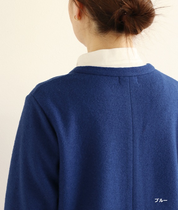 【SALE40％OFF】マイクロループ梨地カーディガン