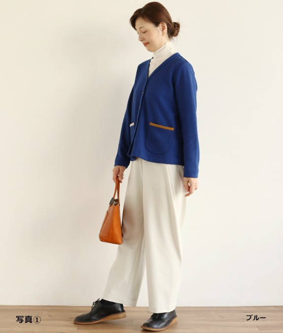 【SALE40％OFF】マイクロループ梨地カーディガン