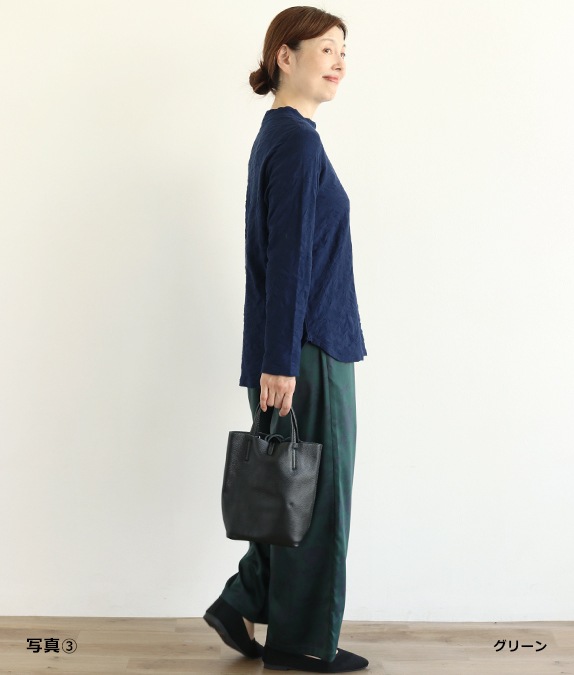 【SALE50％OFF】フラワーサテンパンツ