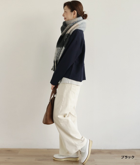 【SALE30%OFF】ブロックチェックマフラー
