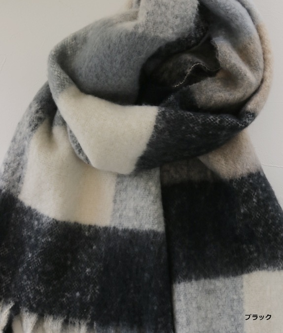 ブロックチェックストール l 50代・60代からの婦人服 オルウェイズ公式