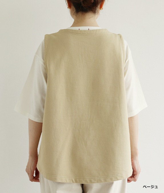 【SALE50%OFF】パシフィック裏毛ベスト