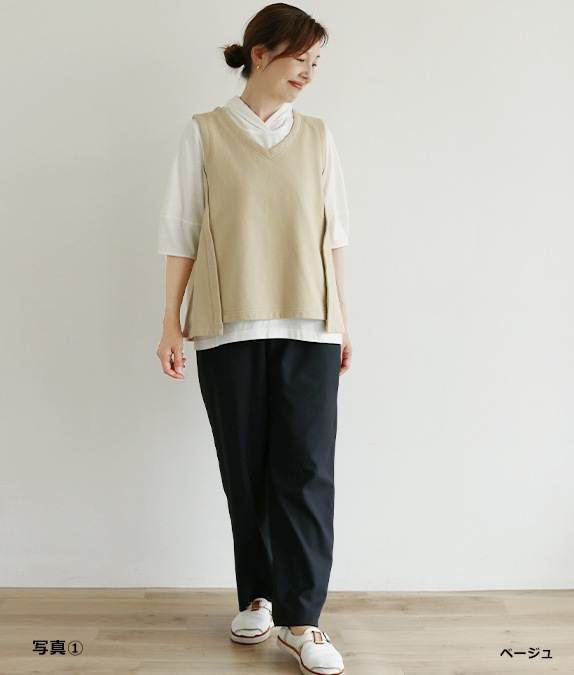 【SALE50%OFF】パシフィック裏毛ベスト