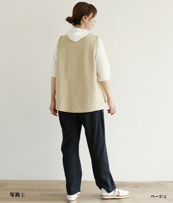 【SALE50%OFF】パシフィック裏毛ベスト