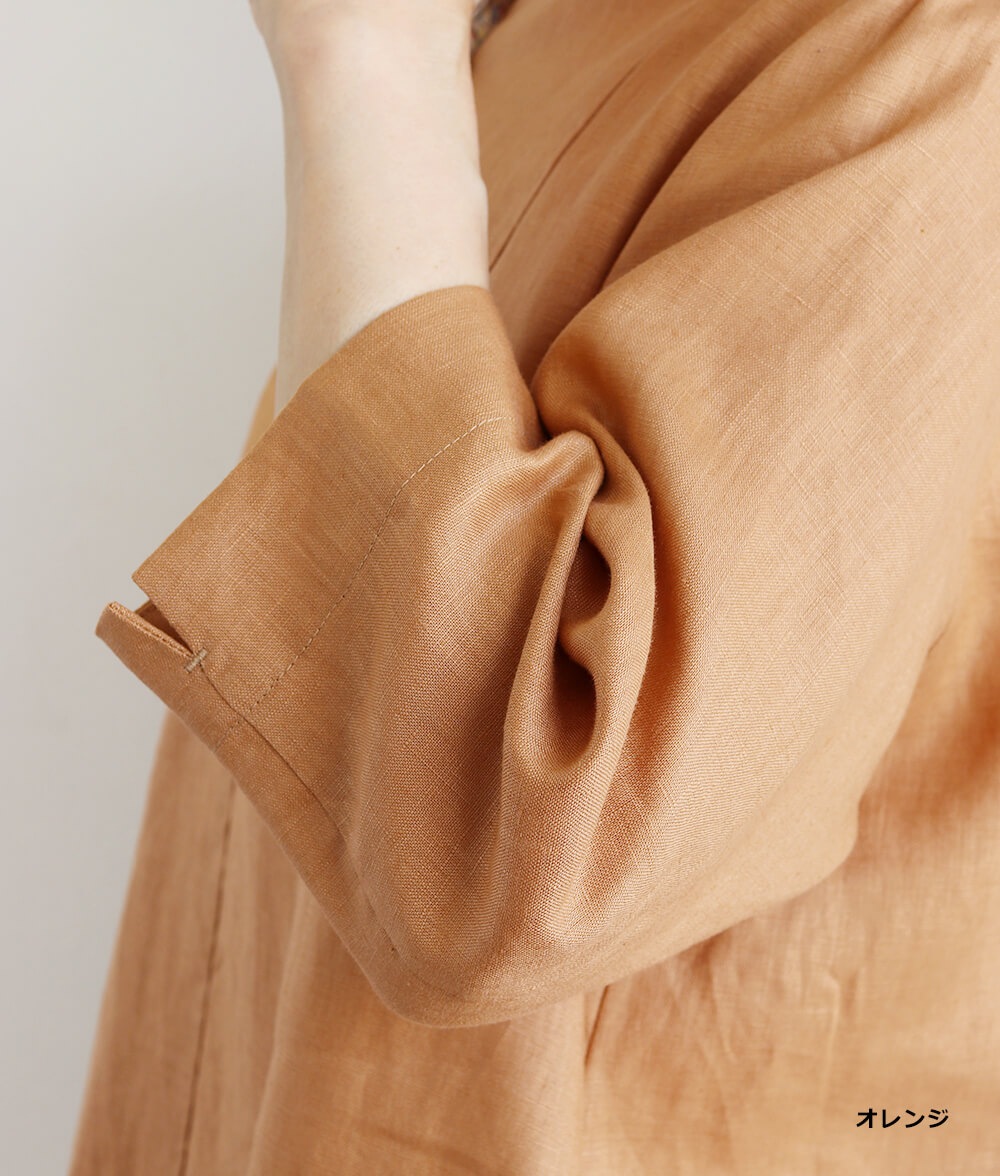 【SALE30%OFF】キャンブリックリネンチュニック
