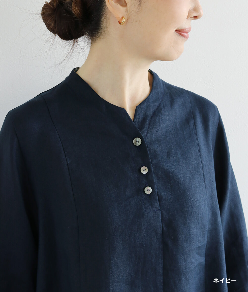 【SALE30%OFF】キャンブリックリネンチュニック