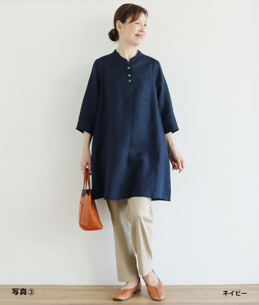 【SALE30%OFF】キャンブリックリネンチュニック