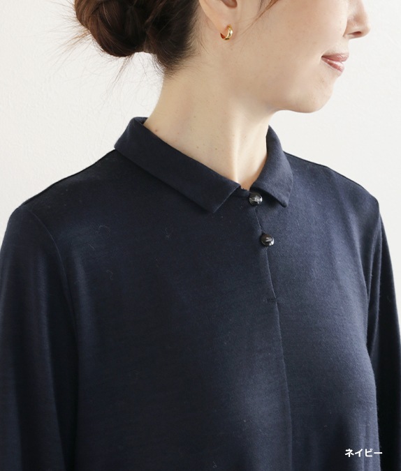 【再値下げ1/14(水)10時～SALE50％OFF】フレアー＆タックワンピース