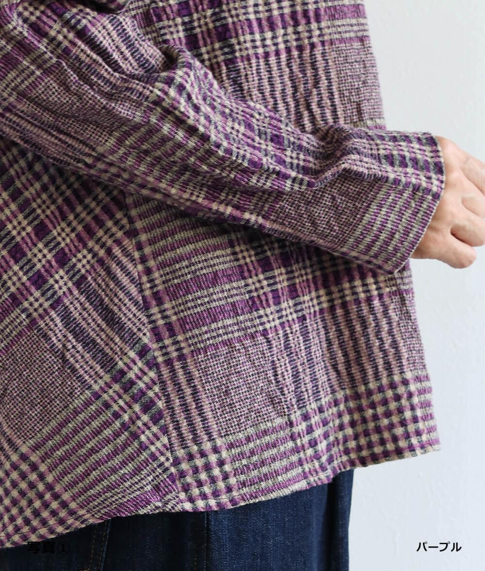 C/Wチェックブラウスl 大人の婦人服 オルウェイズ公式通販サイト