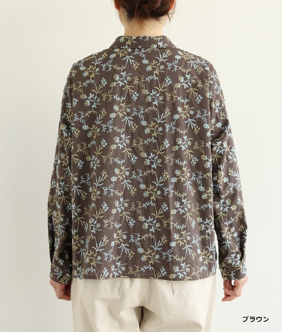 新品未使用！大人気完売！muveilパール刺繍ブラウス36 MUVEIL パール刺繍ブラウス | KOKO