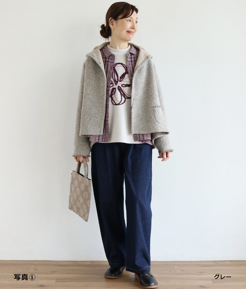 【SALE30％OFF】コード刺繍プルオーバー