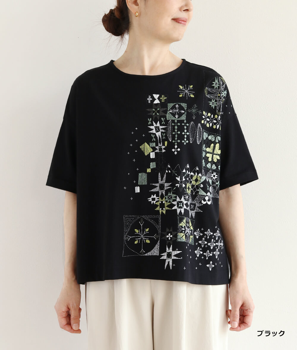 【SALE30%OFF】発泡フラワープリントプルオーバー