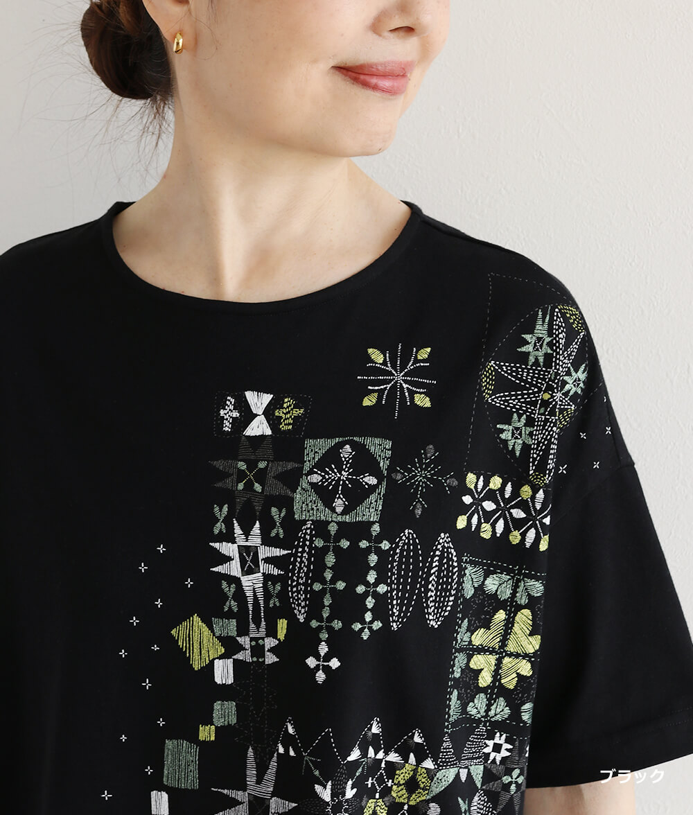 【SALE30%OFF】発泡フラワープリントプルオーバー