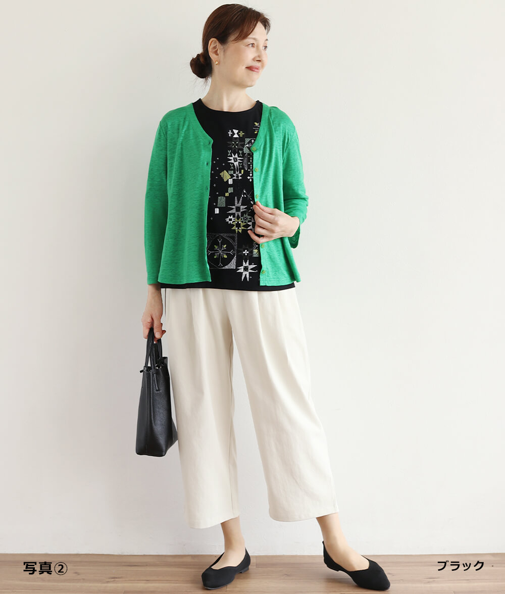 【SALE30%OFF】発泡フラワープリントプルオーバー