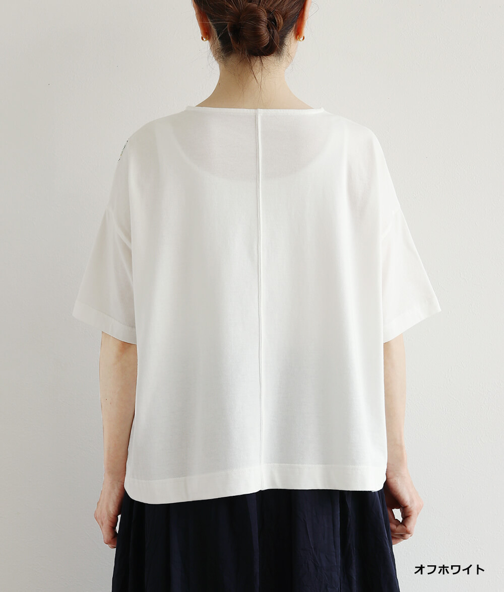 【SALE30%OFF】発泡フラワープリントプルオーバー