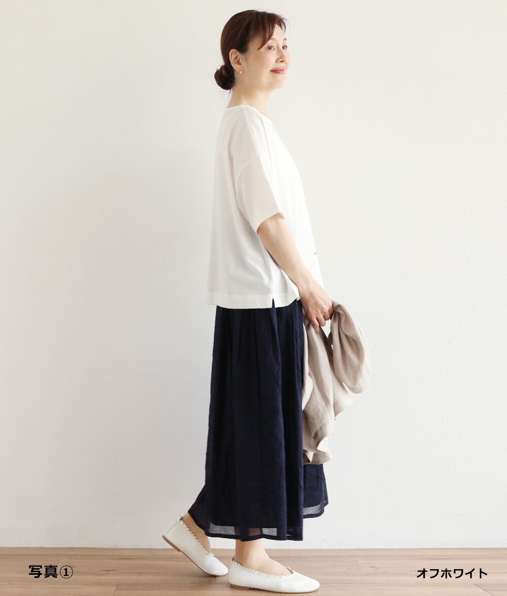 【SALE30%OFF】発泡フラワープリントプルオーバー