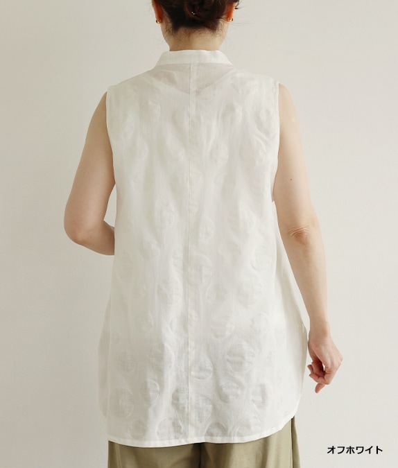 【SALE40%OFF】塩縮ドットベスト