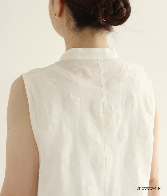 【SALE40%OFF】塩縮ドットベスト