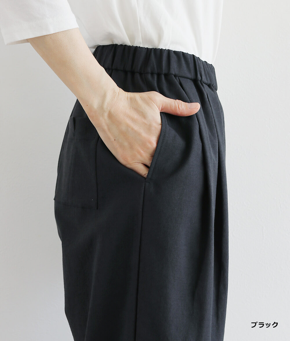 トオルちゃん 着用数日 美品 マルニ サイドライン パンツ ブラック ドライオックスまるみパンツl 50代・60代からの婦人服 オルウェイズ