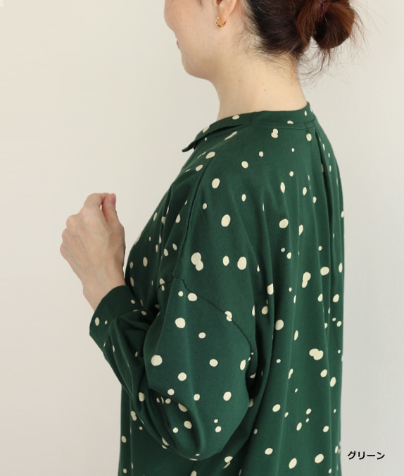 ランダムドットチュニックl 40代・50代からの婦人服 オルウェイズ公式