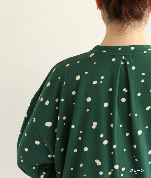 ランダムドットチュニックl 40代・50代からの婦人服 オルウェイズ公式