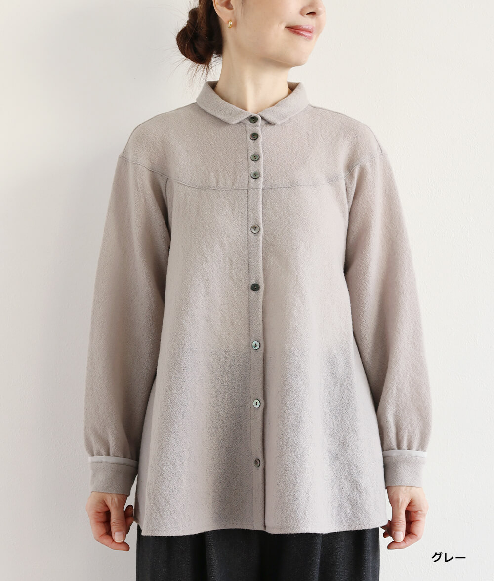 ラウンド切り替えブラウスl 50代・60代からの婦人服 オルウェイズ公式