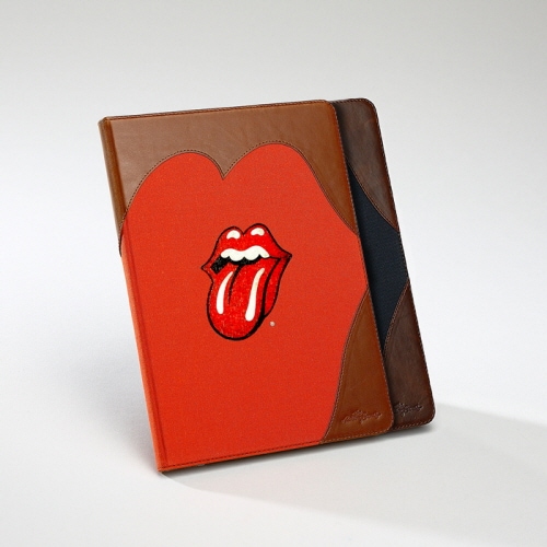 【iPad mini 3 / iPad mini 2 / iPad mini】ZENUS Rolling Stones Classic Tongue Cambridge Diary （ローリングストーンズ クラシックタン ケンブリッジダイアリー） ハイブリッド 自動オン・オフ機能付 スタンド機能 ボタンなし