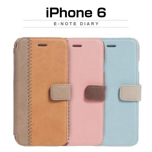 iPhone6s/6 ケース ZENUS E-note Diary（ゼヌス イーノートダイアリー）アイフォン