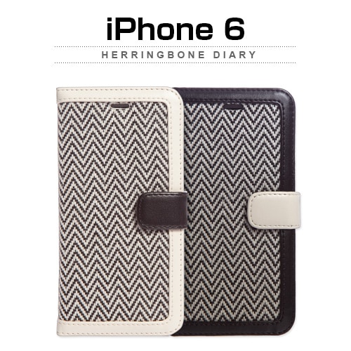 iPhone6s/6 ケース ZENUS Herringbone Diary（ゼヌス ヘリンボーンダイアリー）アイフォン