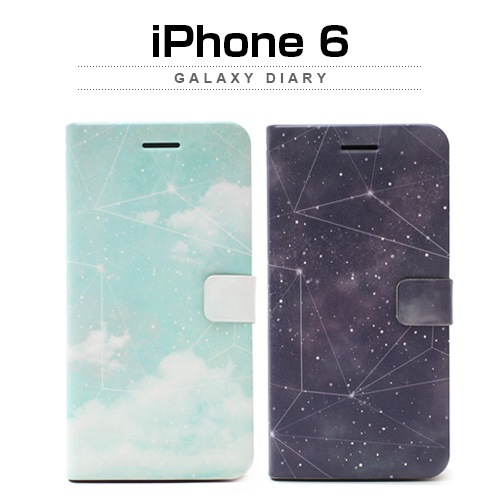 iPhone6s/6 ケース Happymori Galaxy Diary （ギャラクシーダイアリー）アイフォン